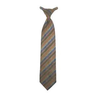 Vintage 70s Wembley Clip-On Tie Multicolor Geometric Polyester Wide Tie